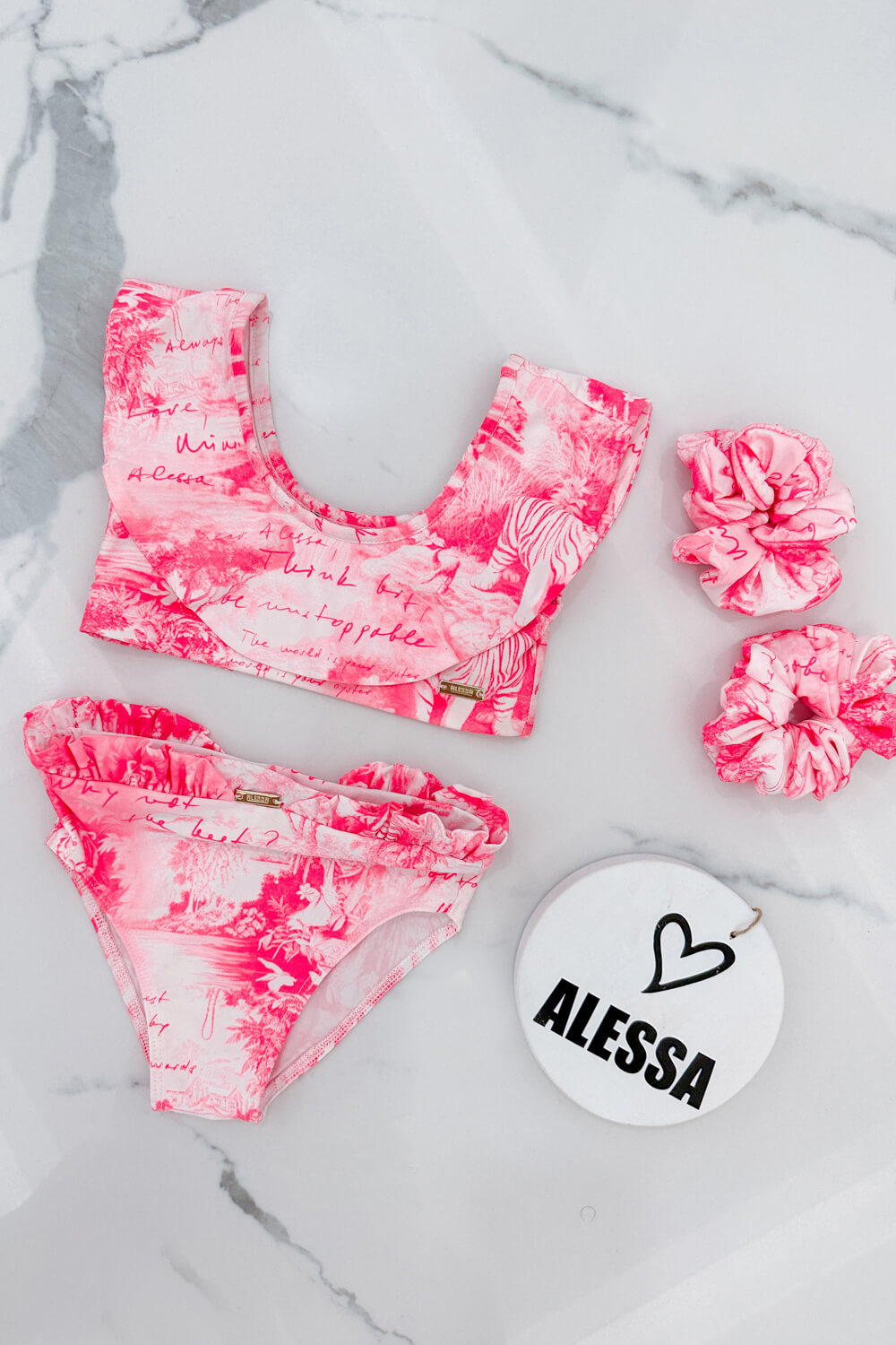 Trendsetter Icon Mini Скрънчи - Pink  - 2 броя - Изображение 10