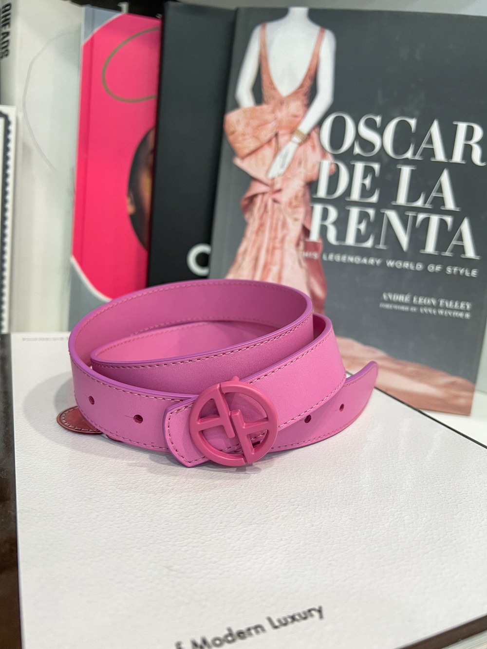 Alessa logo Cold Pink колан - тесен с розова тока - Изображение 5