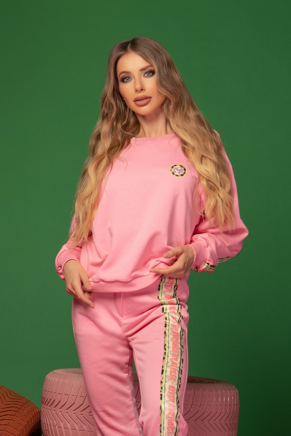 Restless Spirit Спортен Панталон - Pink - Изображение 12