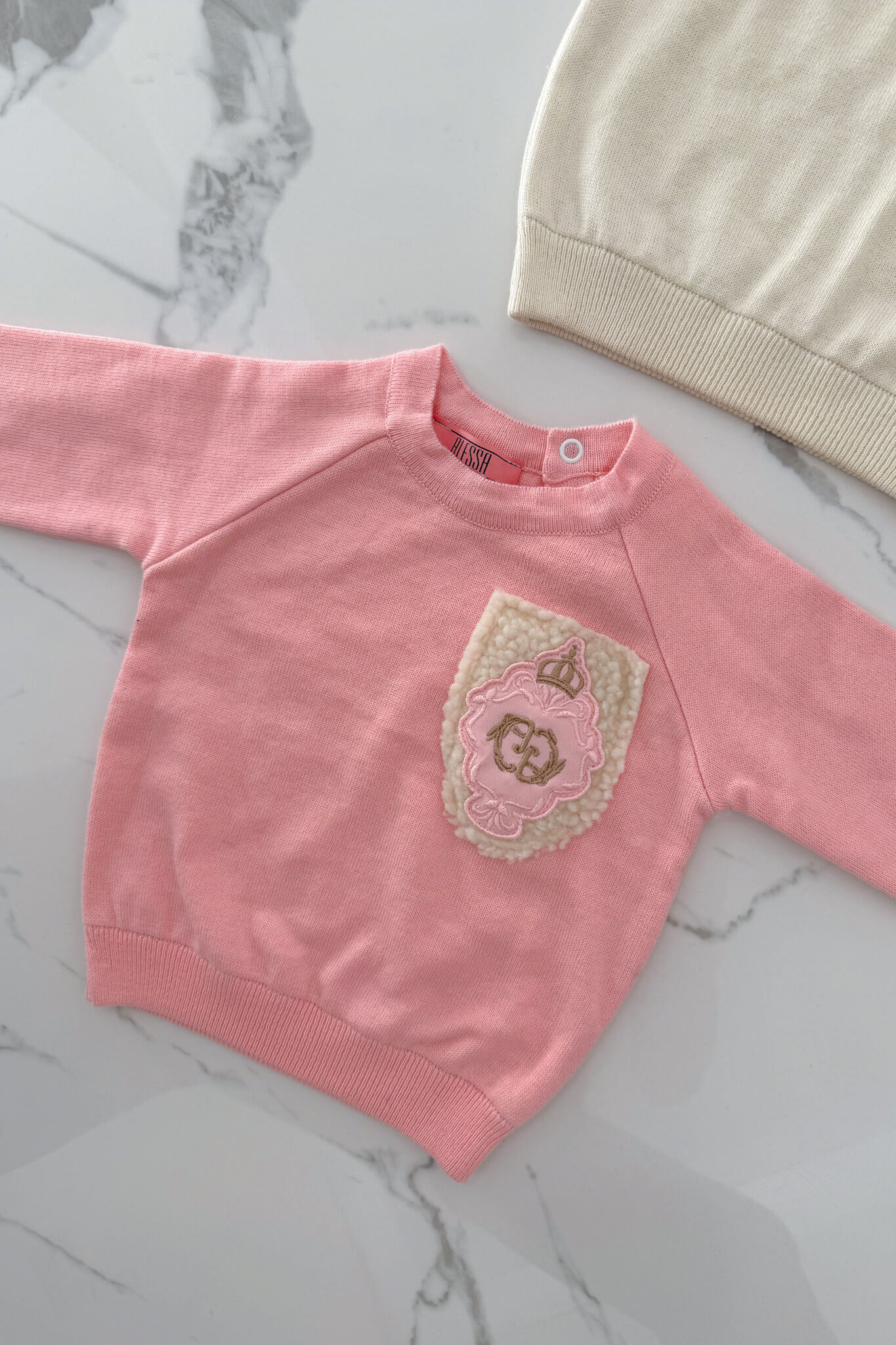 Luxury Classic Mini Пуловер От Плетиво - Pink - Изображение 8