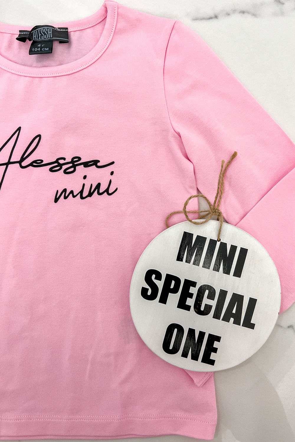 Alessa mini блуза с дълъг ръкав - pink - Изображение 5