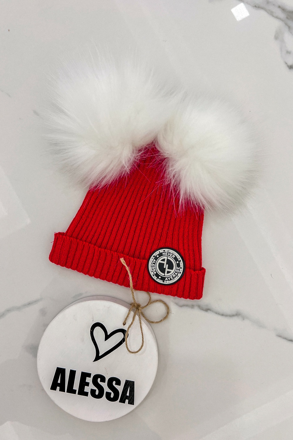 Sweet Disguise Alessa Mini Шапка От Плетиво - Червена - Изображение 10