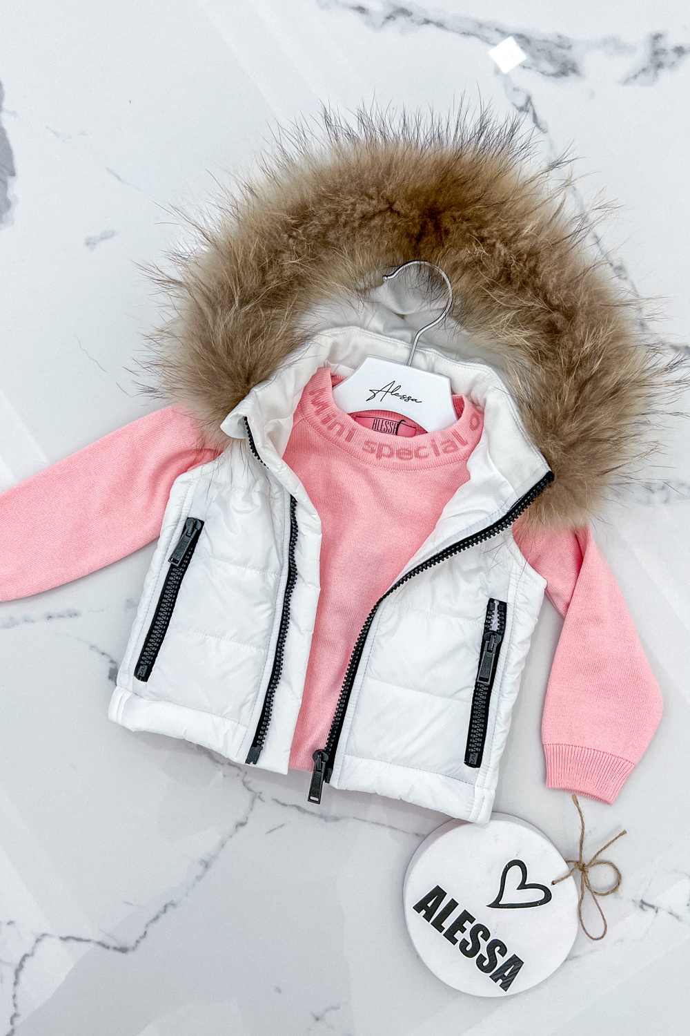 Sweet Disguise Alessa Mini Пуловер От фино Плетиво - Pink - Изображение 9