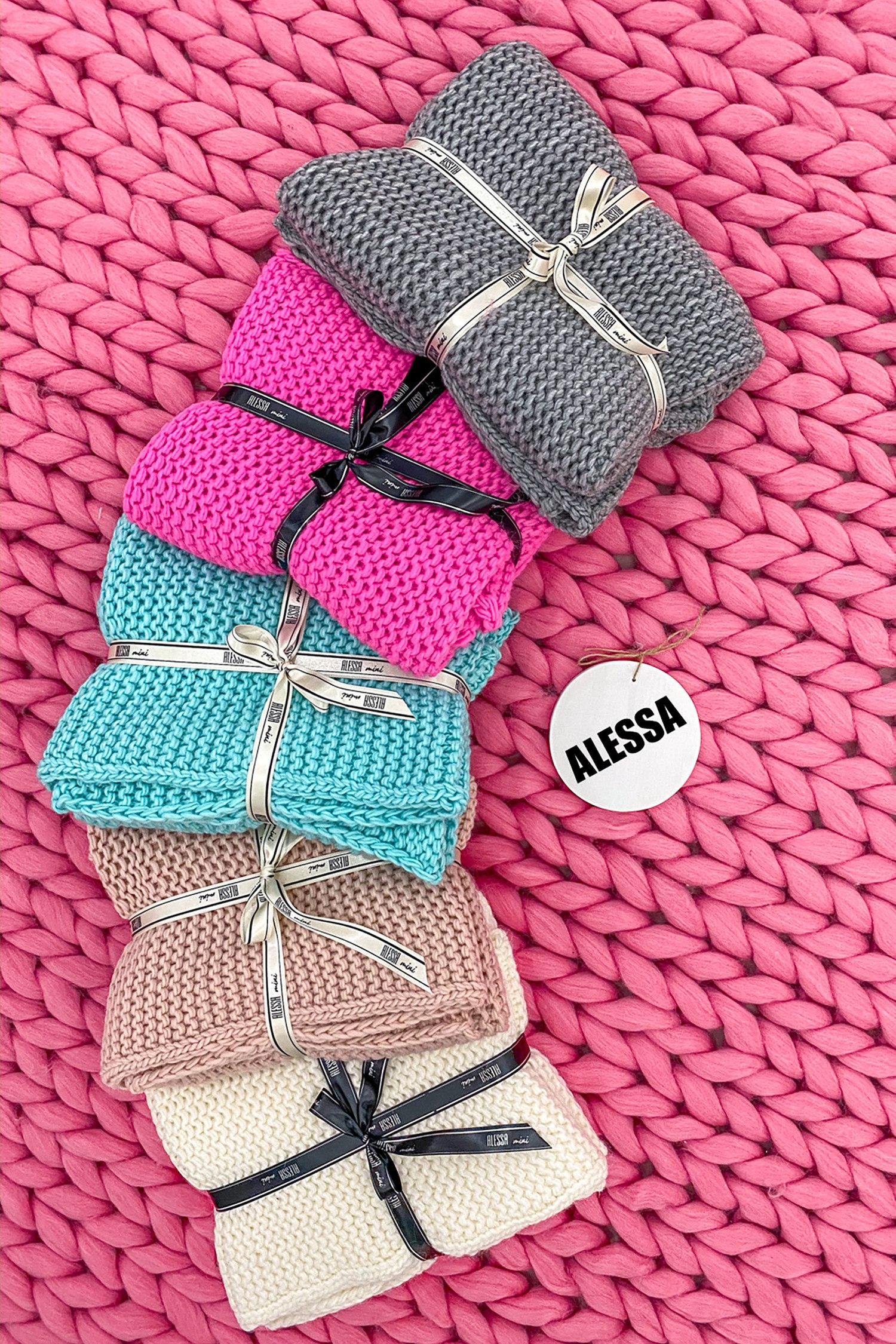 Alessa mini одеяло - pink - Изображение 5