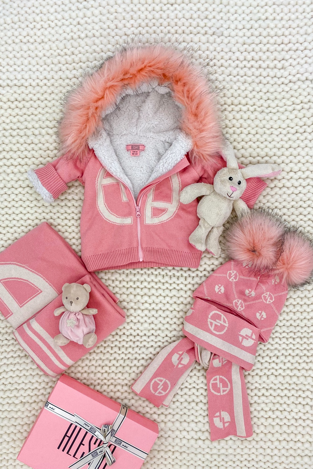 Alessa mini Religion шал от плетиво - pink - Изображение 5