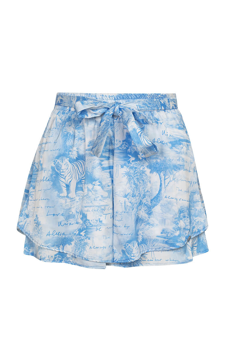 Trendsetter Icon Ruffles Къс Панталон - Blue - Изображение 28
