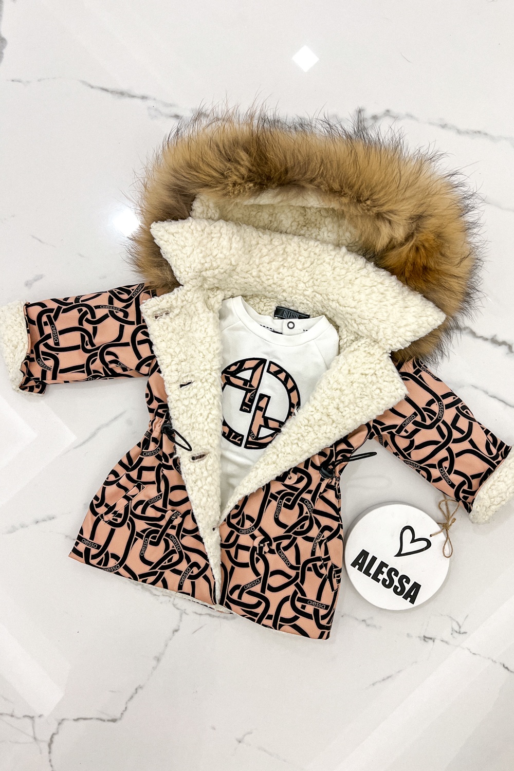 Alessa mini Luxury Парка с каракул - Изображение 20