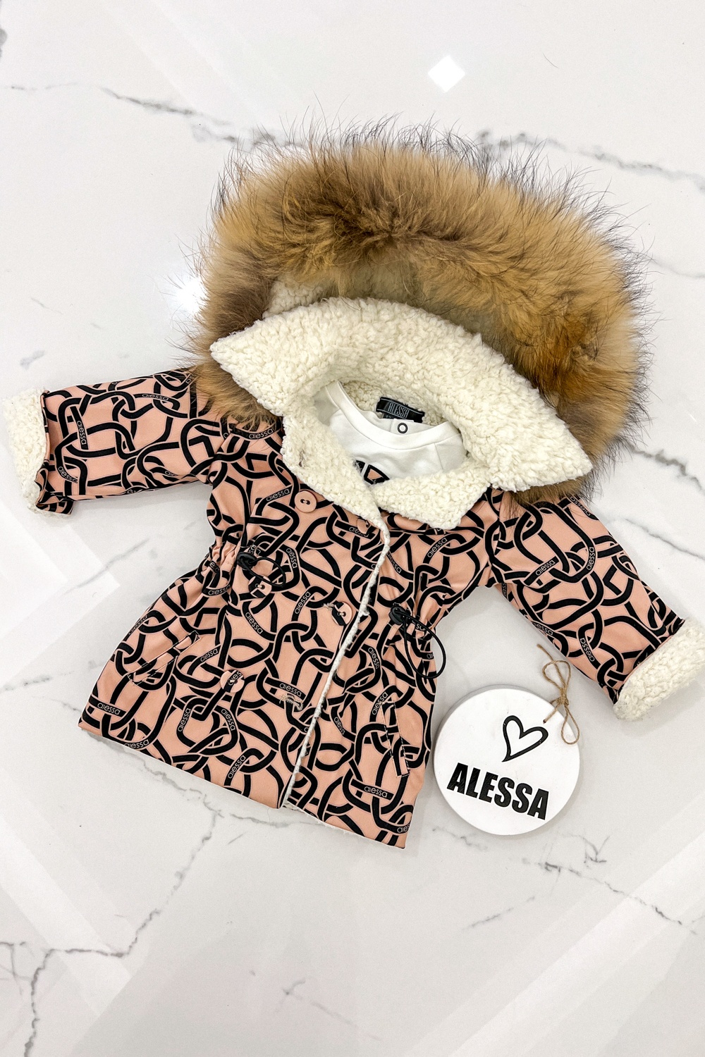 Alessa mini Luxury Парка с каракул - Изображение 21