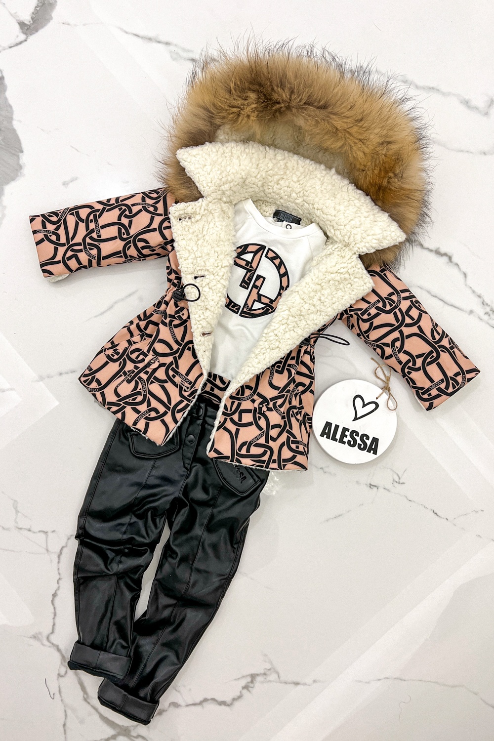 Alessa mini Luxury Парка с каракул - Изображение 25