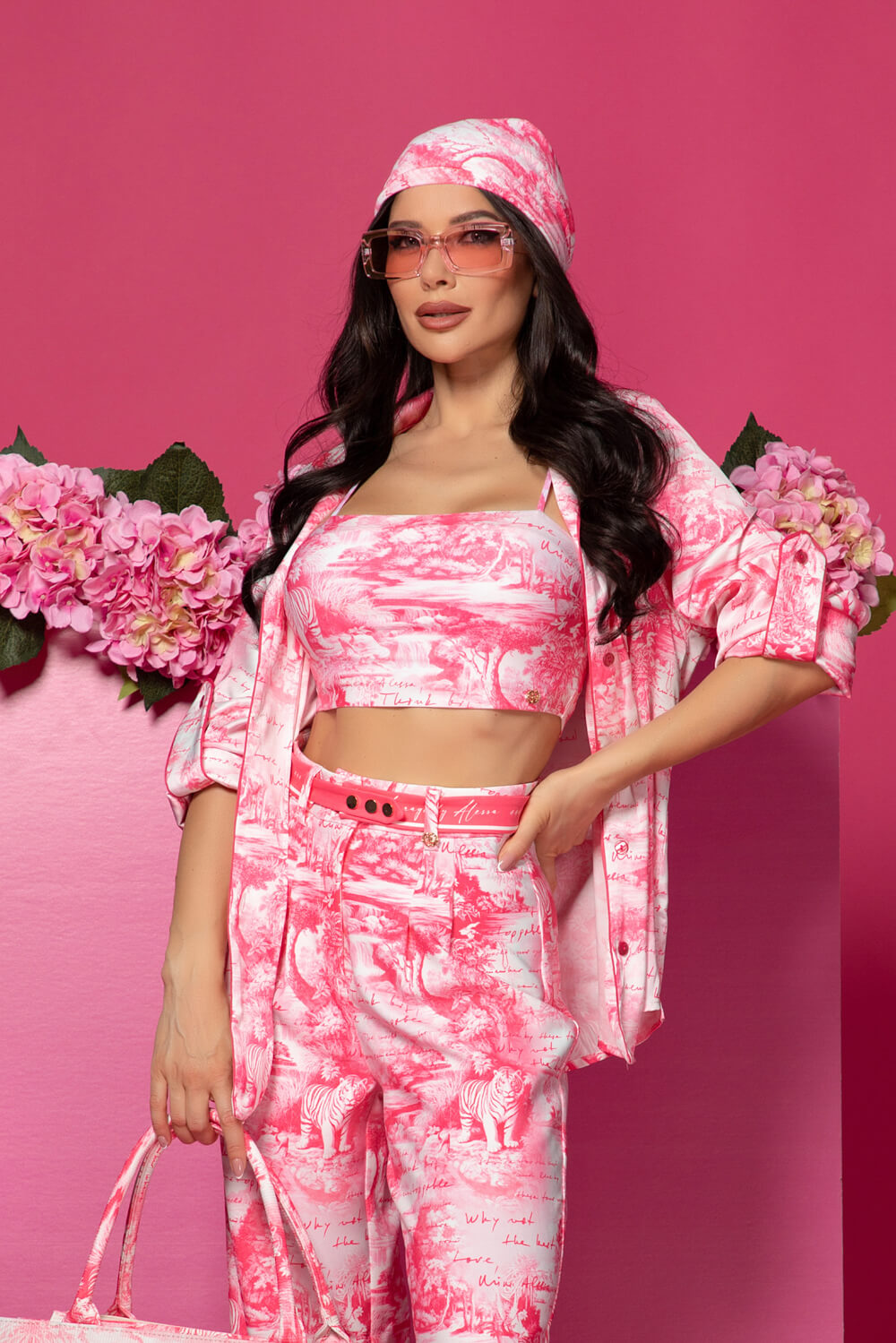 Trendsetter Icon Дълъг Панталон - Pink - Изображение 14