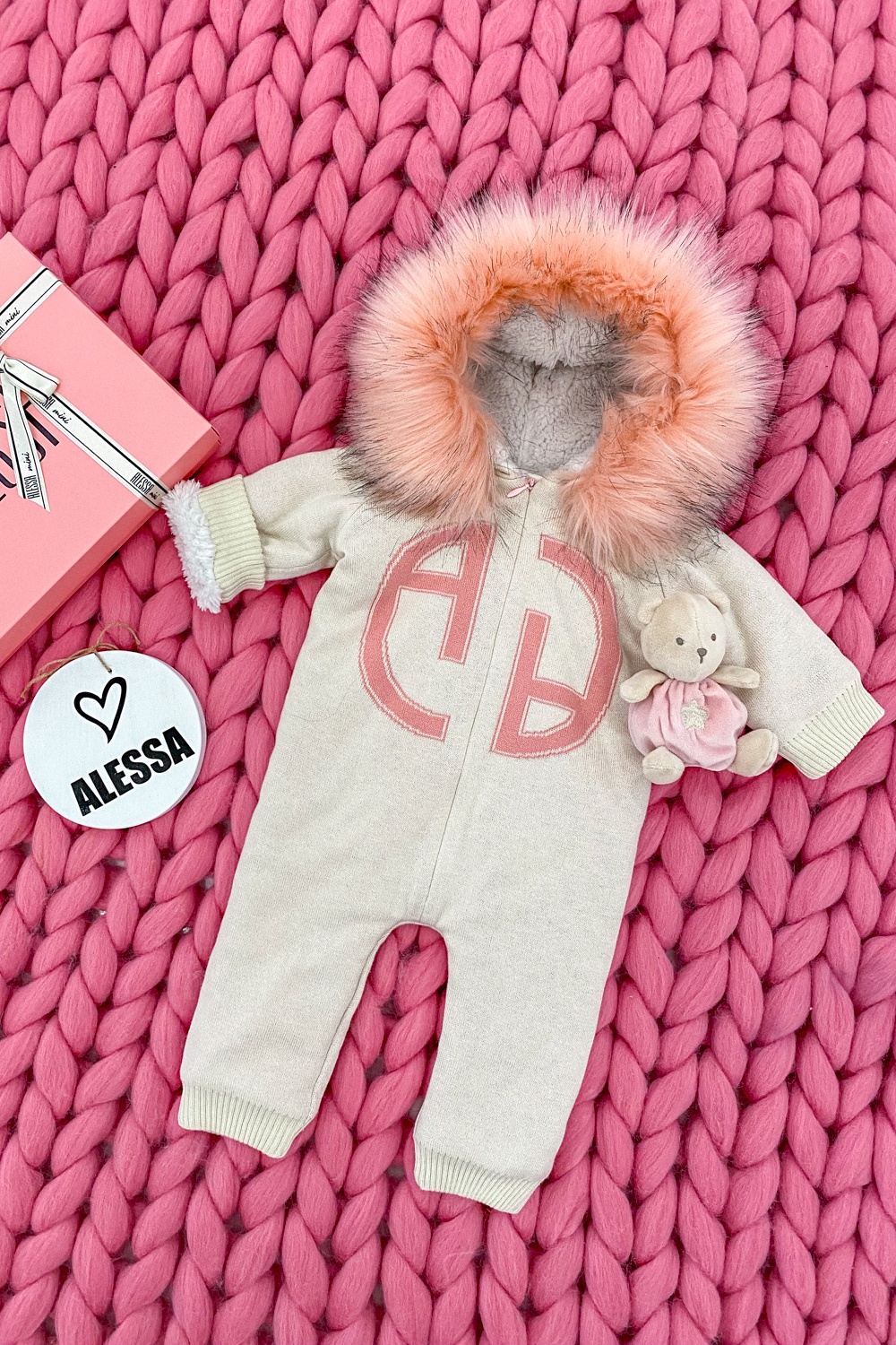 Alessa mini космонавт от плетиво - крем - Изображение 4