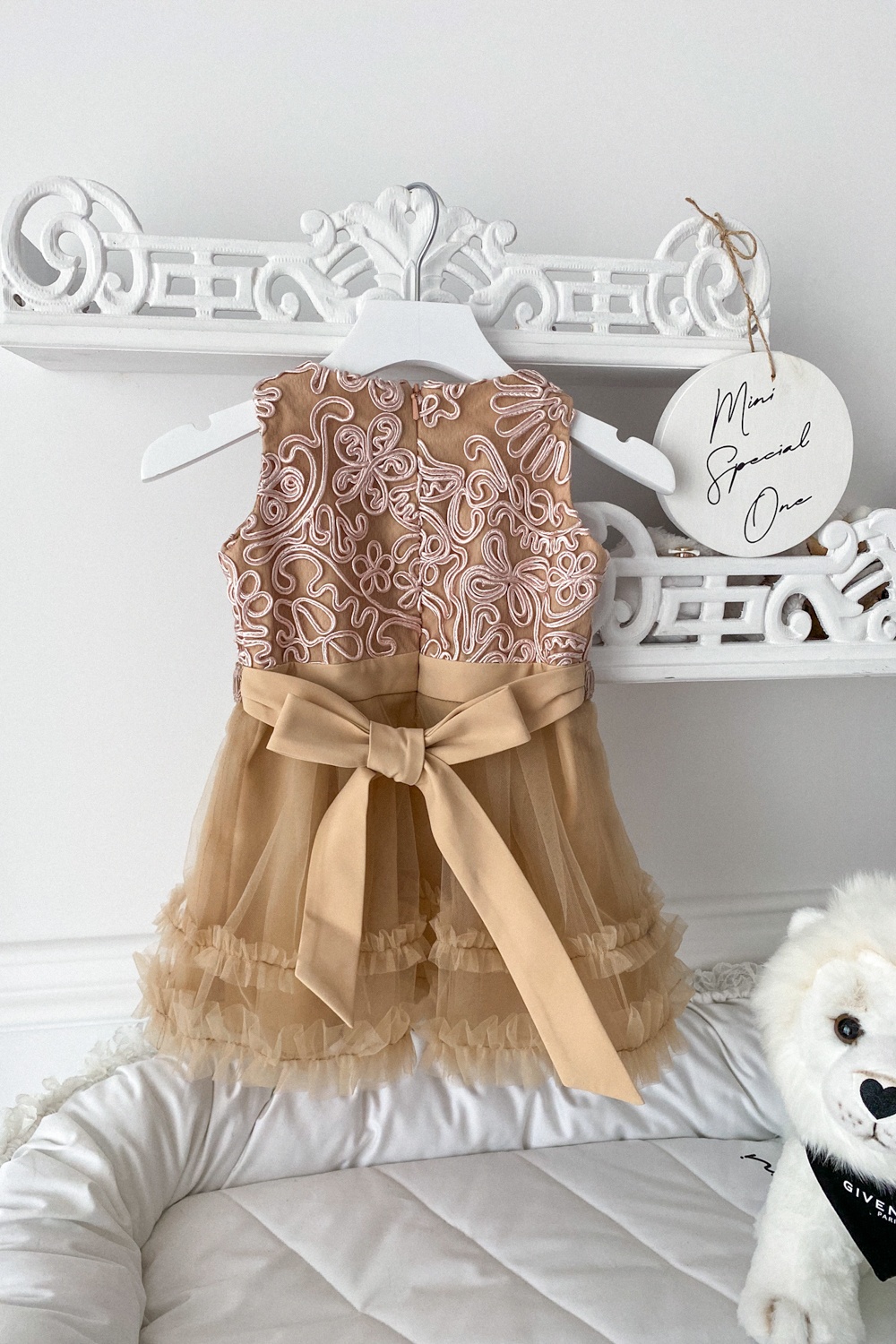 High Class Alessa mini Рокля-Пачка От Дантела - Nude - Изображение 11