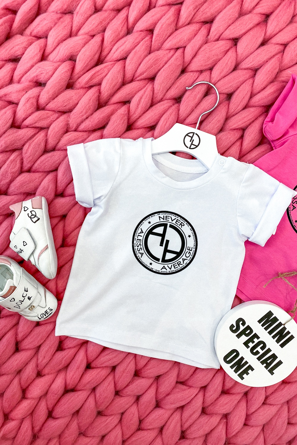 Always invited mini t-shirt с лого - бял - Изображение 6