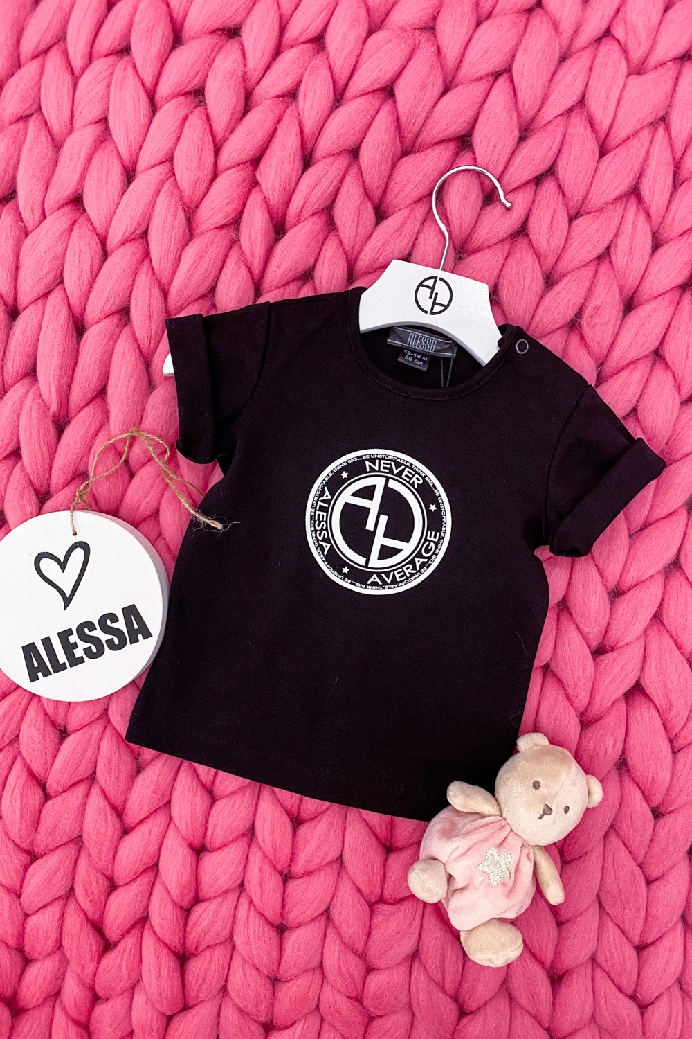 Always Invited Alessa mini T-Shirt С Лого - черна - Изображение 8