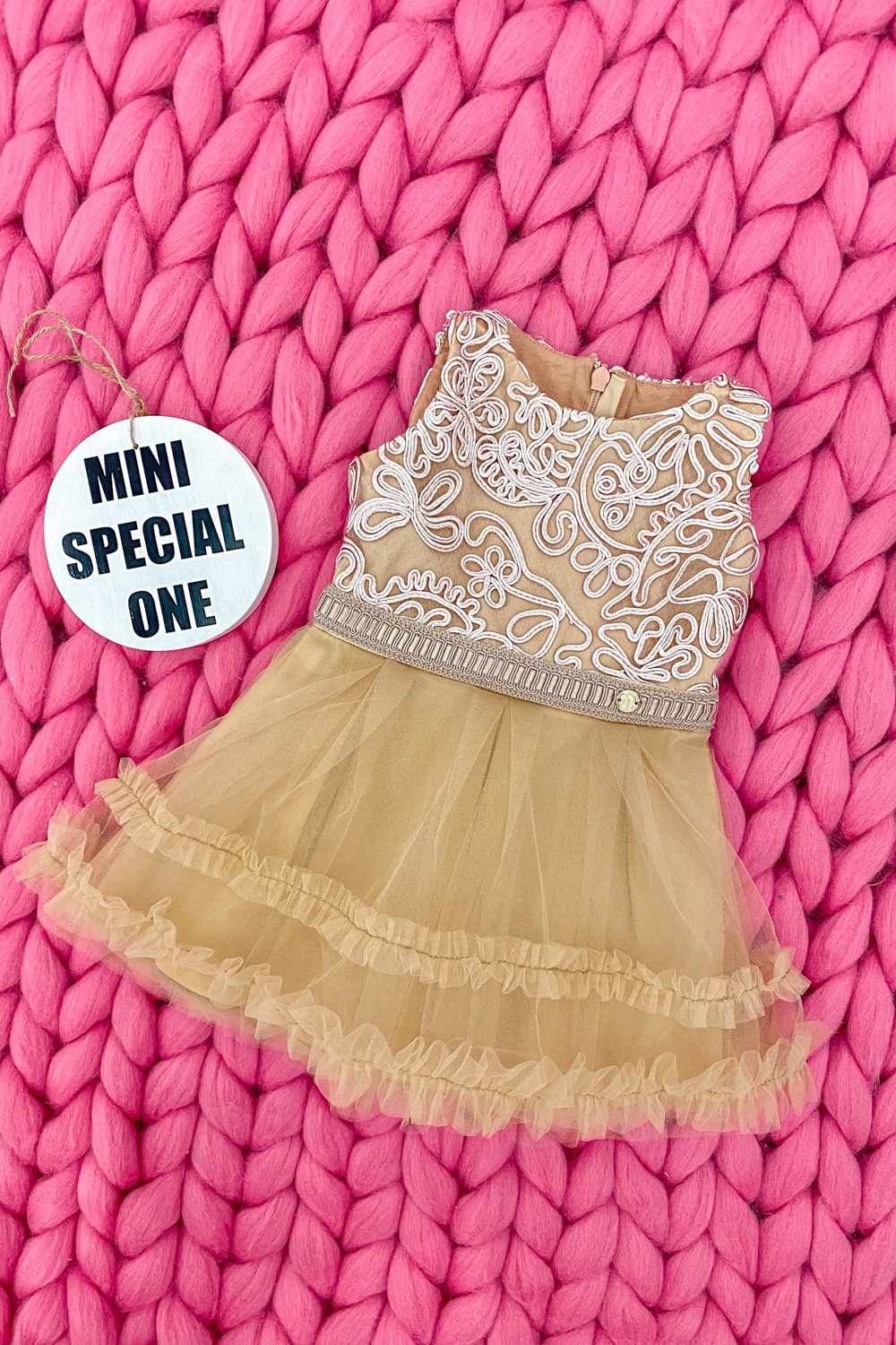 High Class Alessa mini Рокля-Пачка От Дантела - Nude - Изображение 9