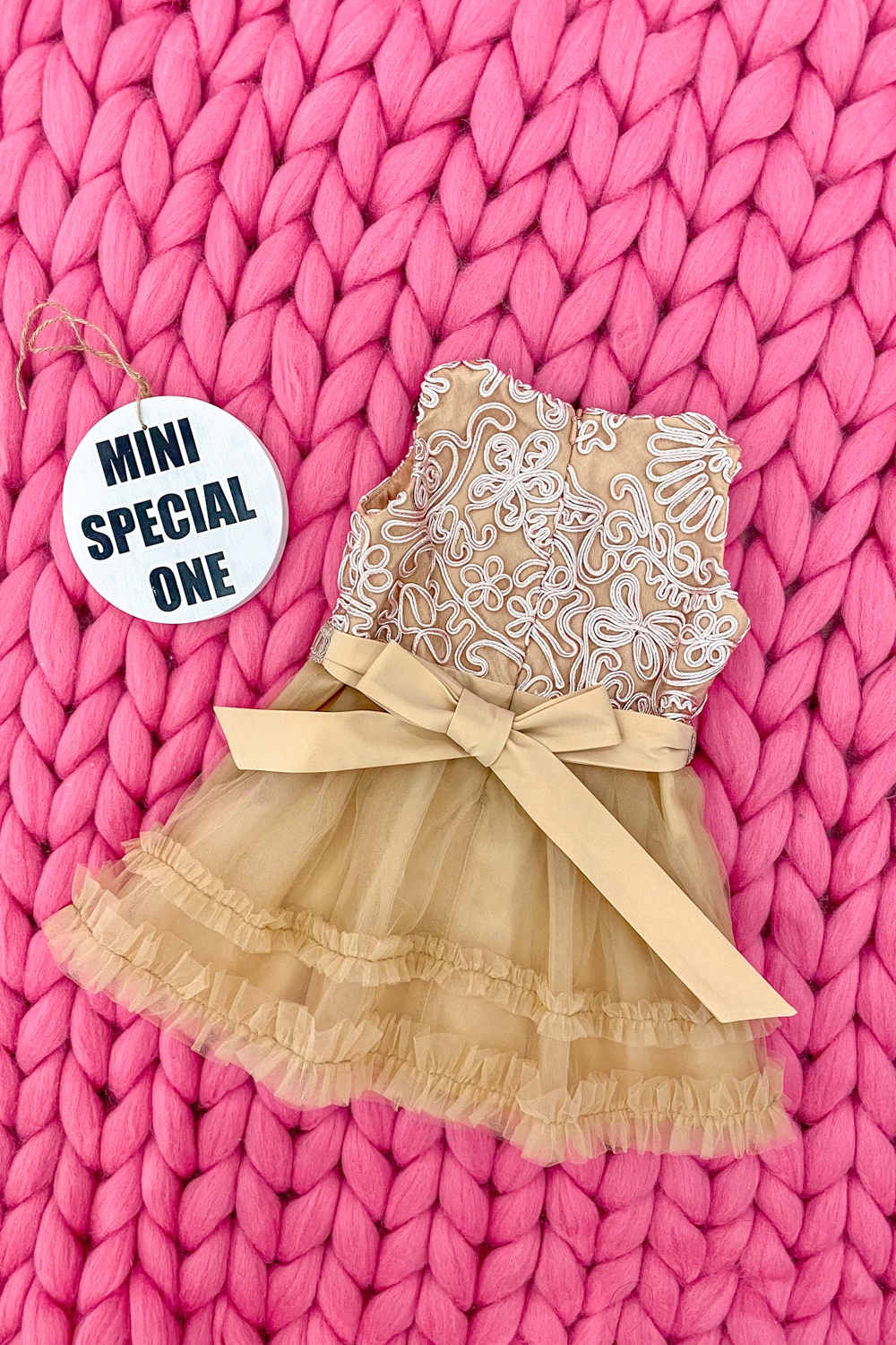 High Class Alessa mini Рокля-Пачка От Дантела - Nude - Изображение 8