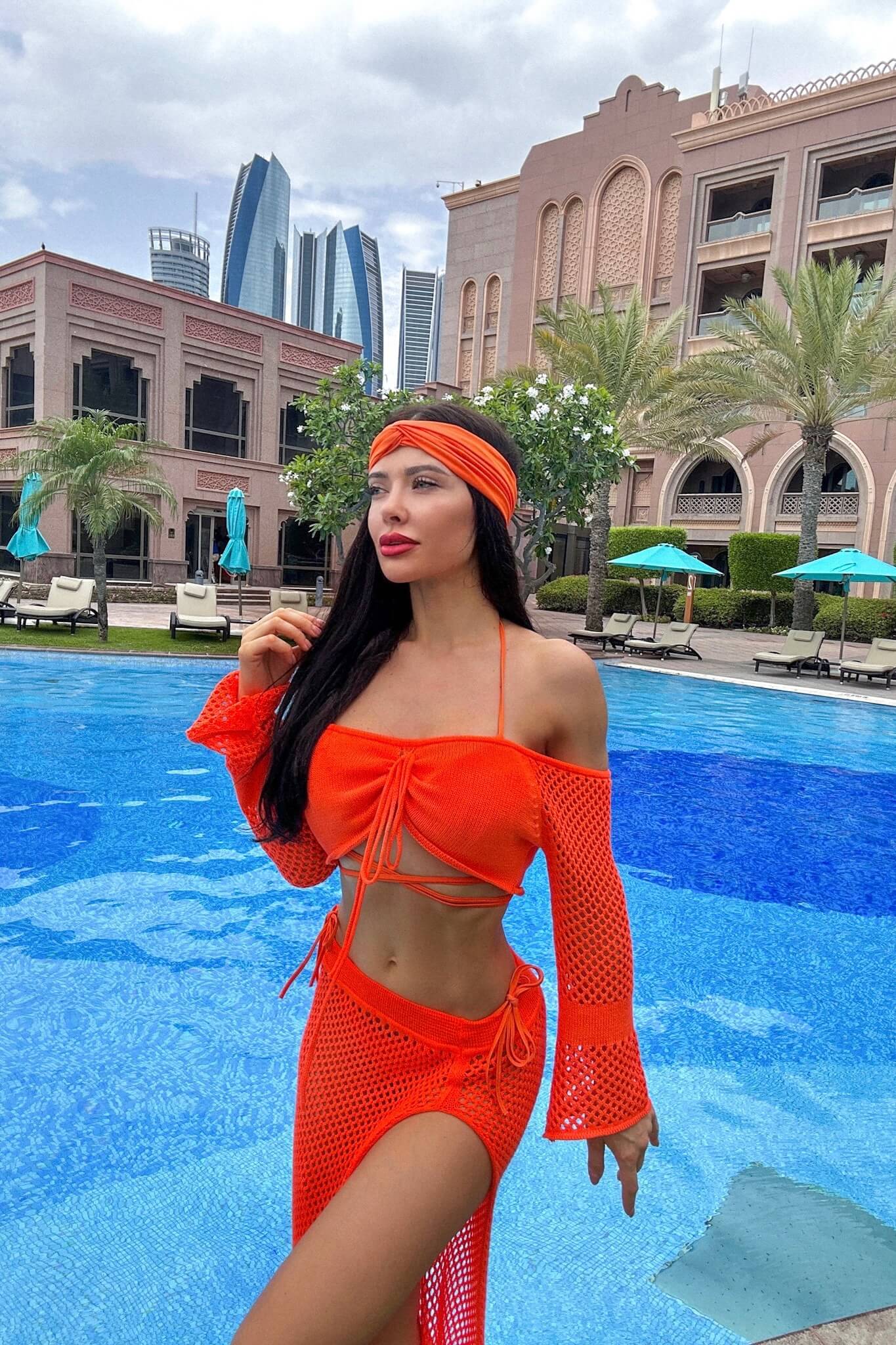 Summer Craze Плажна Пола - Orange - Изображение 8