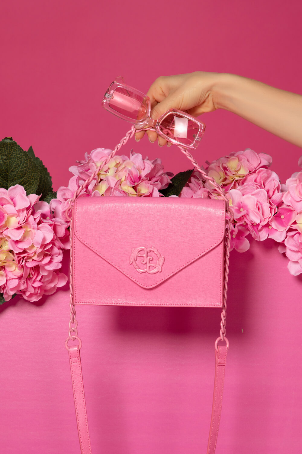 Rococo Logo Чанта - Candy Pink - Изображение 14