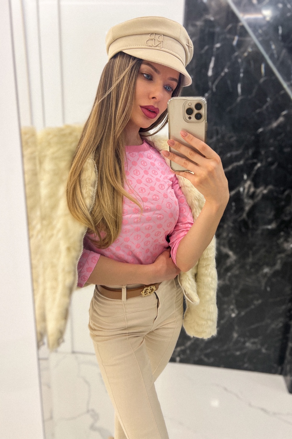 Pleasure To Wear Блуза С 3/4 Ръкав - Light Pink - Изображение 25