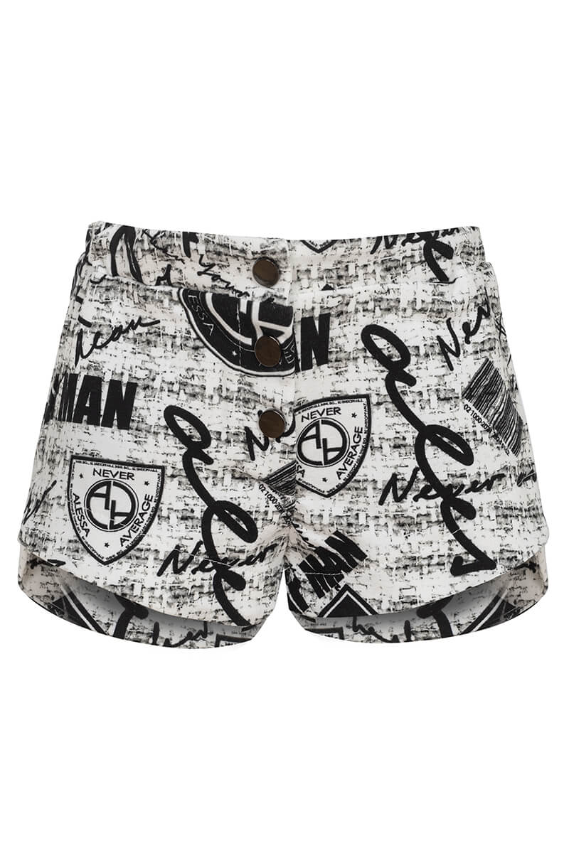 Run The World Alessa Mini Къс Панталон - Print - Изображение 10