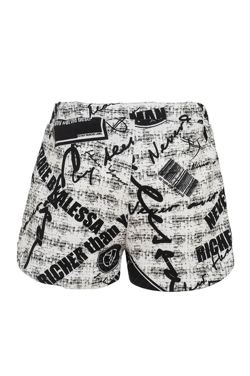 Run The World Alessa Mini Къс Панталон - Print - Изображение 7