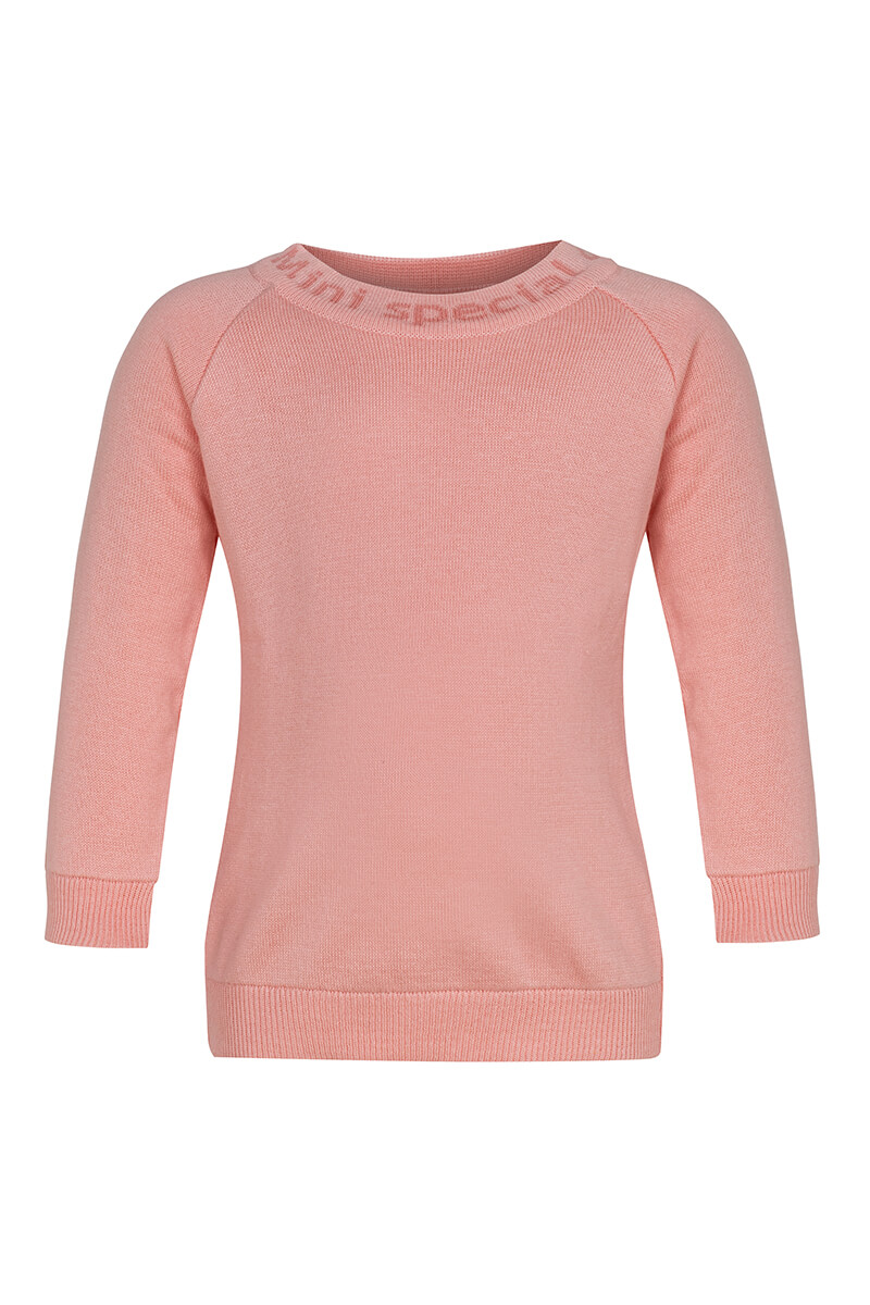 Sweet Disguise Alessa Mini Пуловер От фино Плетиво - Pink - Изображение 10