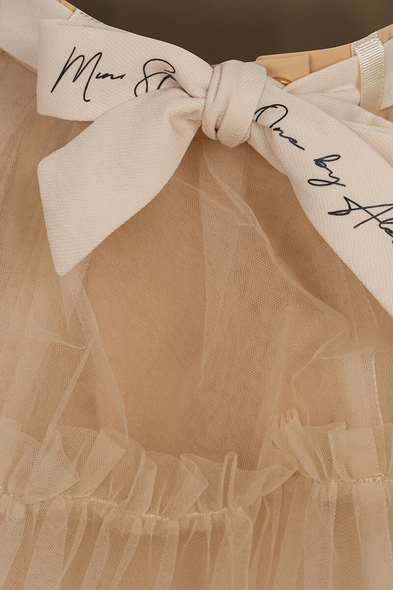 Ivory Magic Mini Пола-Пачка - Beige - Изображение 8