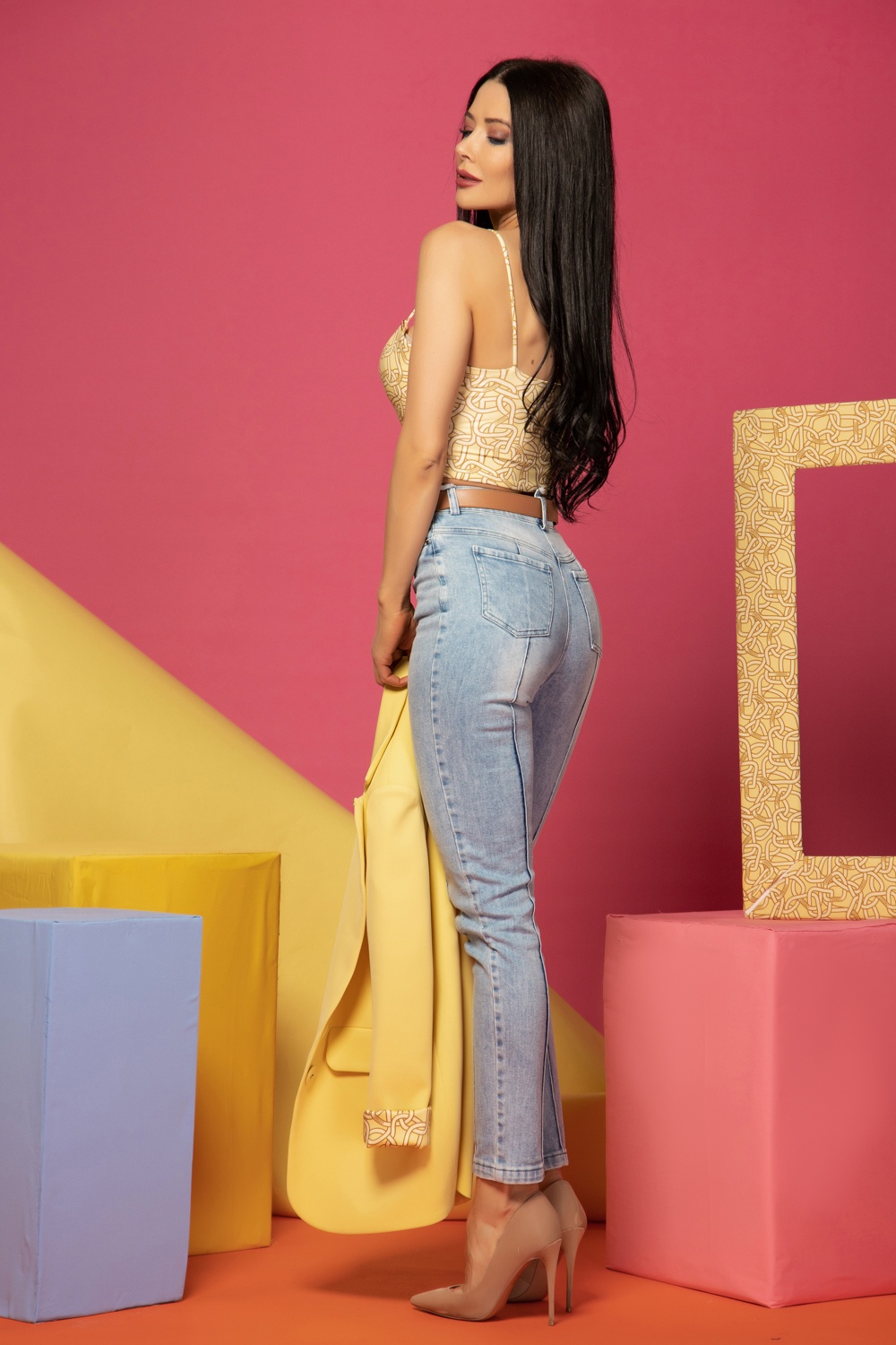 Till Afterglow Кроп-Топ - Luxury Yellow - Изображение 13