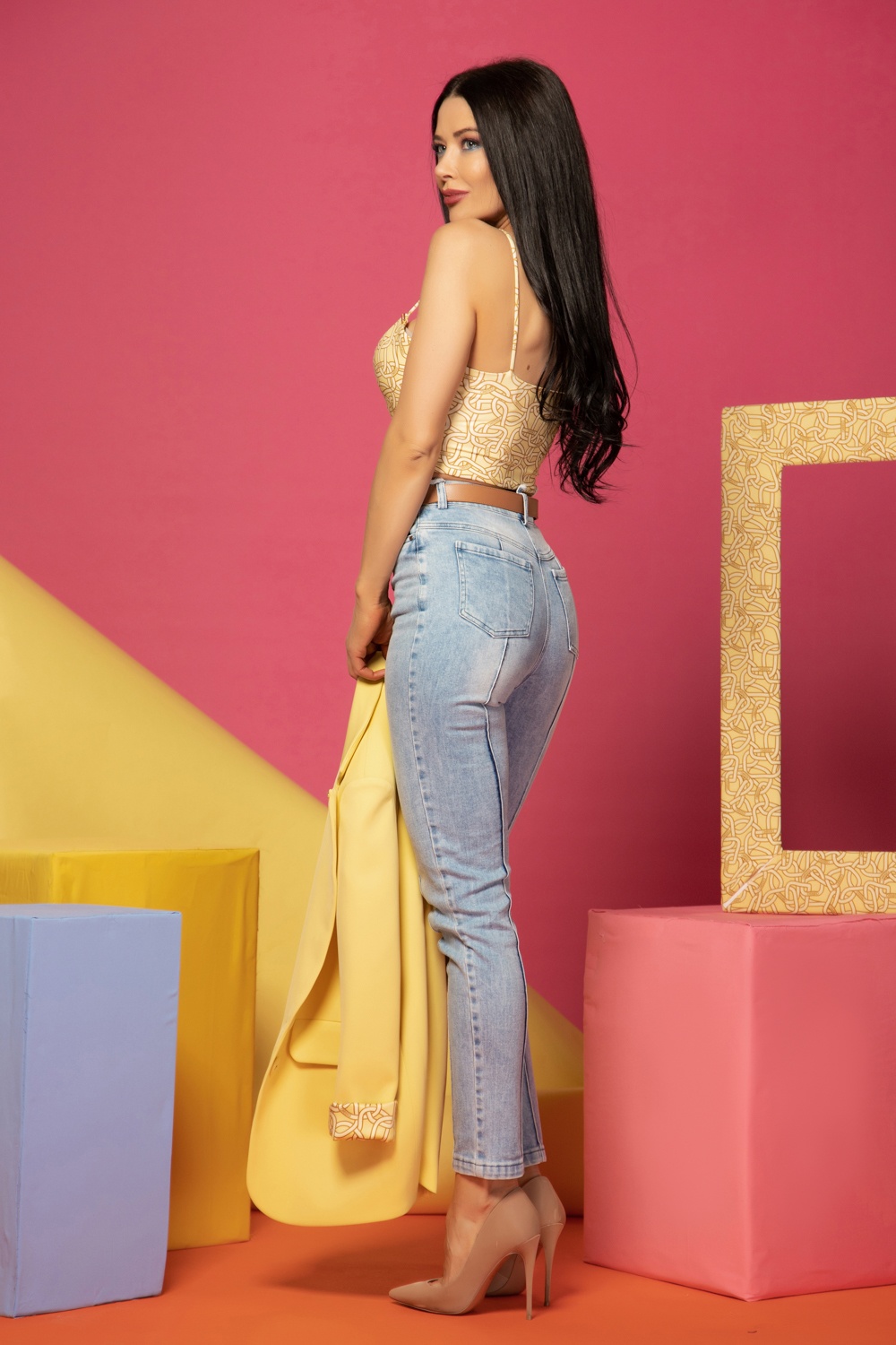 Till Afterglow Кроп-Топ - Luxury Yellow - Изображение 14