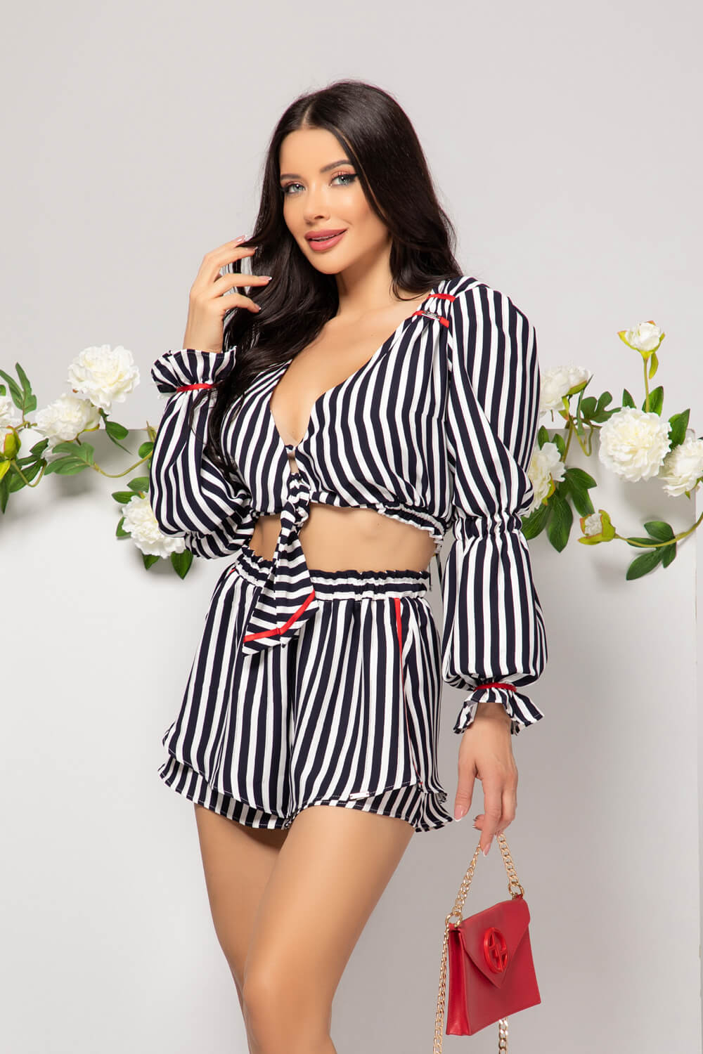 Strut Siren Ruffles Къс Панталон - Изображение 13