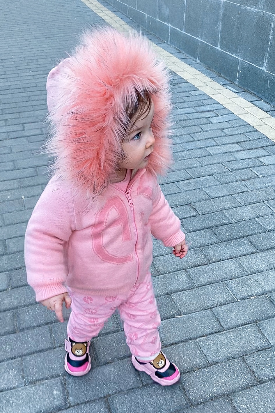 Alessa mini яке от плетиво - Candy Pink - Изображение 5