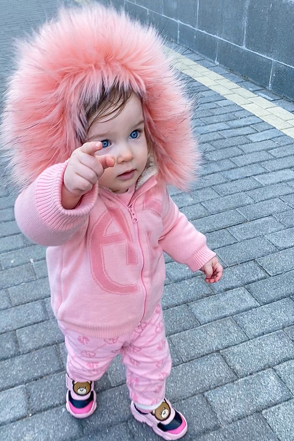 Alessa mini яке от плетиво - Candy Pink - Изображение 6