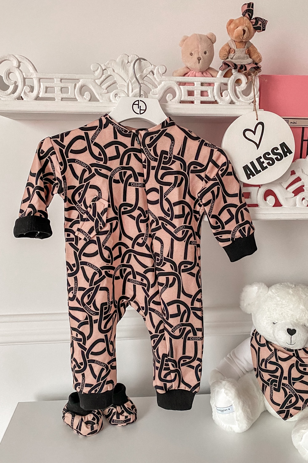 Alessa mini luxury ромпър с цип - Изображение 4
