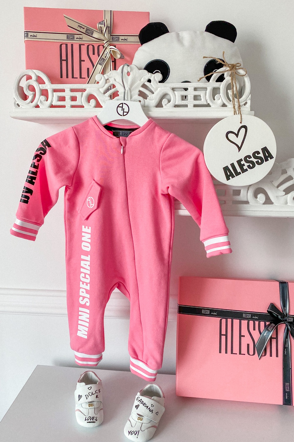Alessa Mini Special One ромпър с цип - pink - Изображение 12
