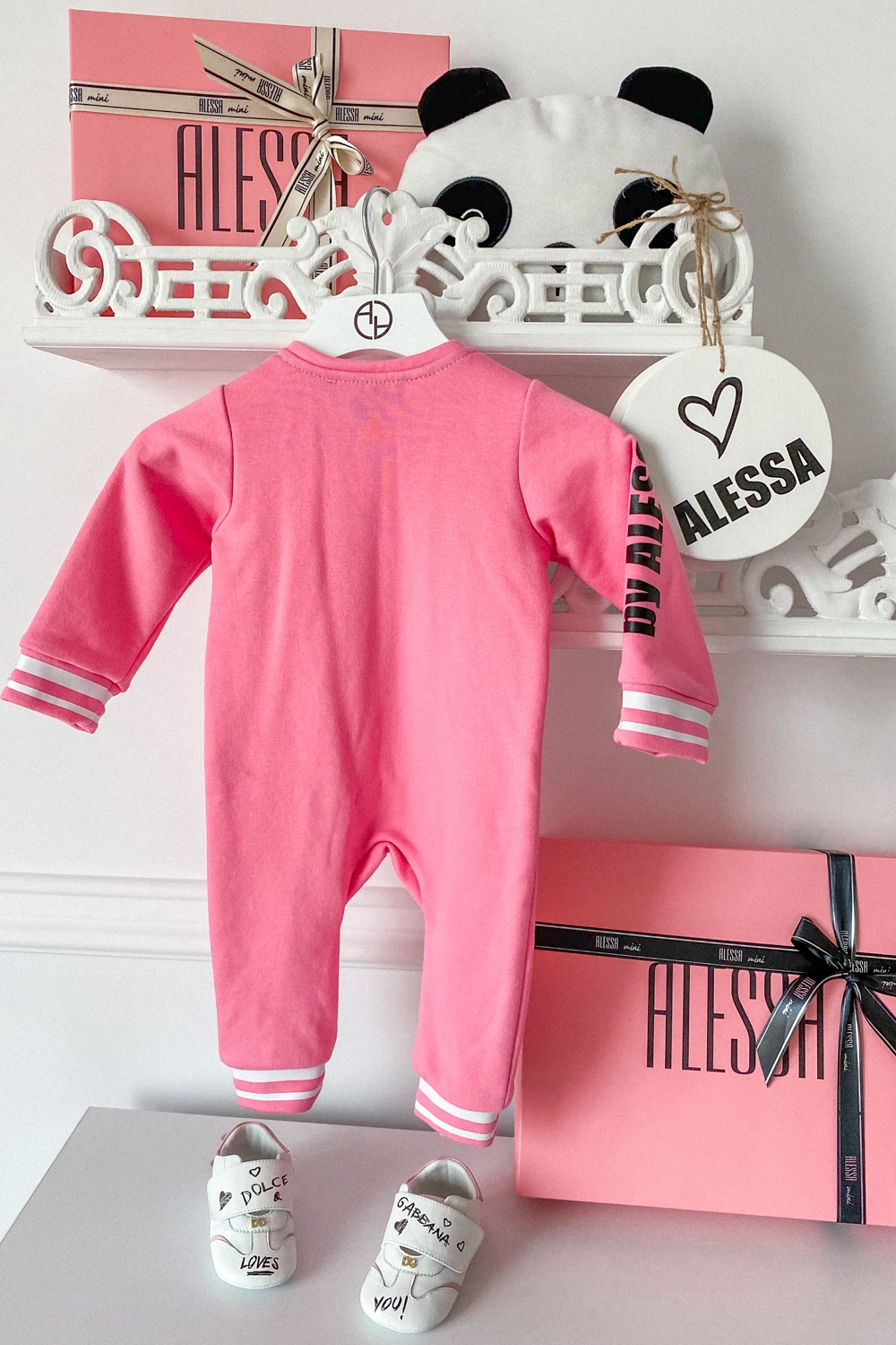 Alessa Mini Special One ромпър с цип - pink - Изображение 13