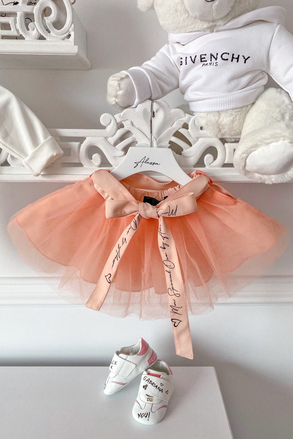 Urban princess Alessa mini пола-пачка - пудра - Изображение 4