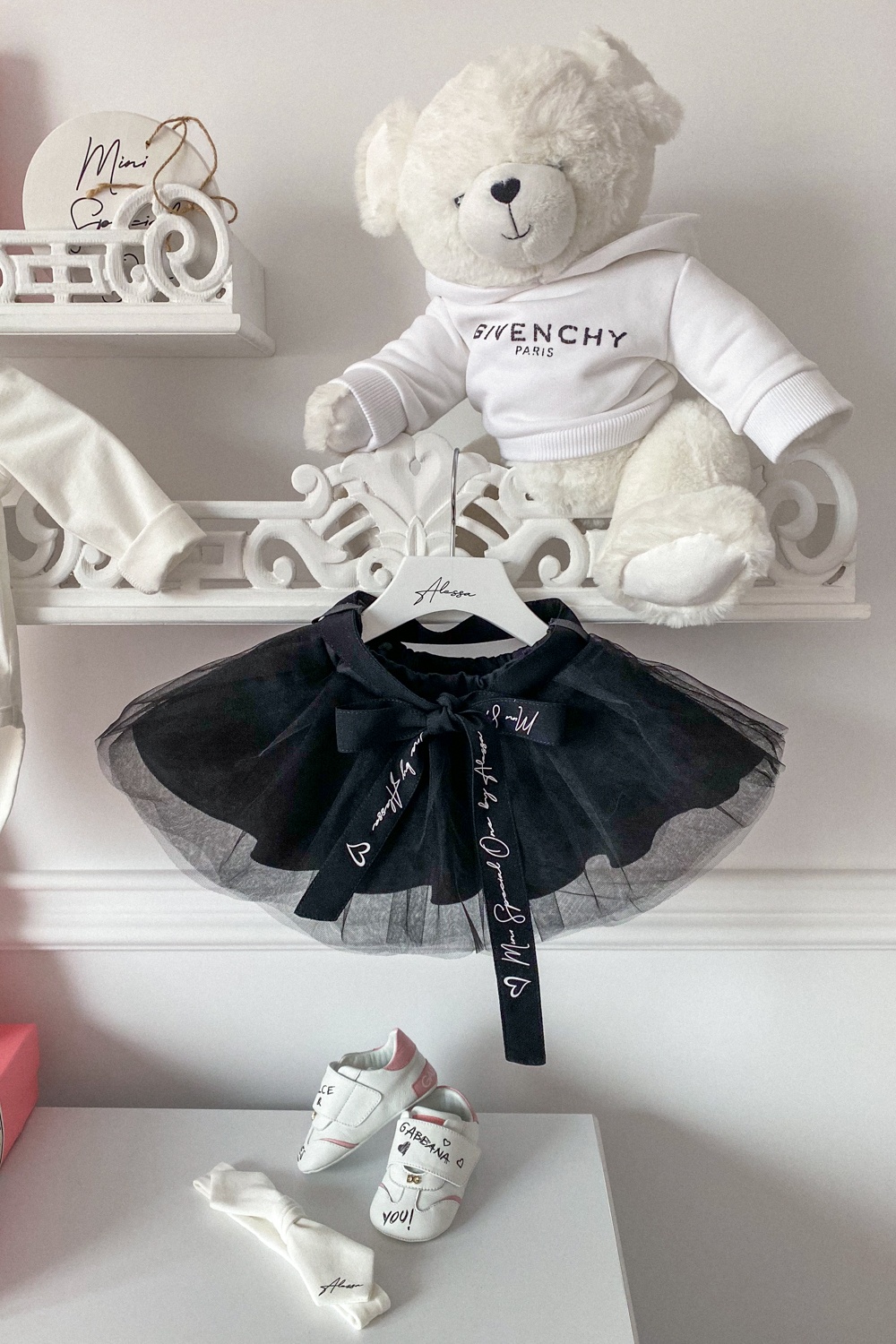 Urban princess Alessa mini пола-пачка - черна - Изображение 10