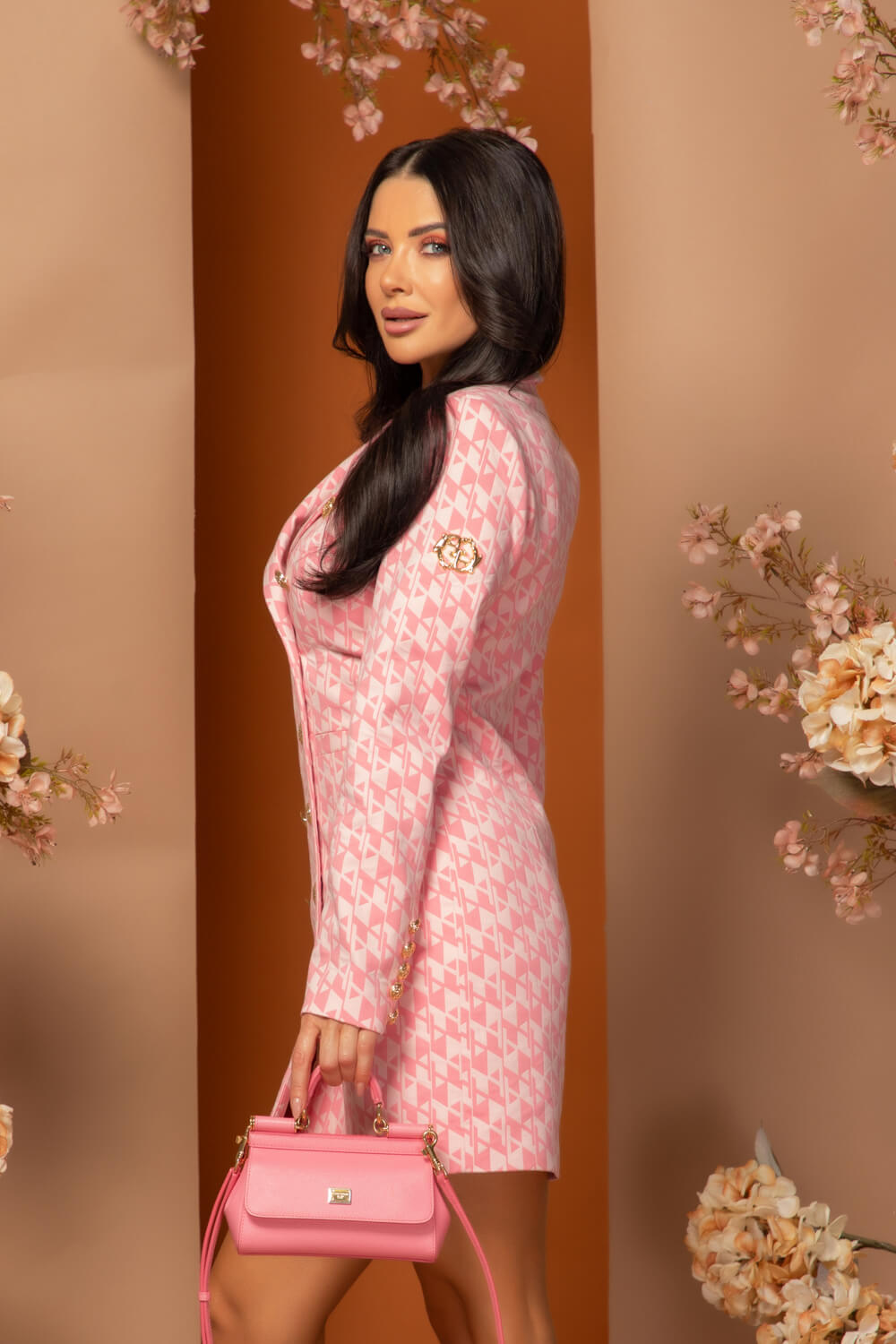 Dazzle Delight Блейзър-Рокля - Pink - Изображение 22