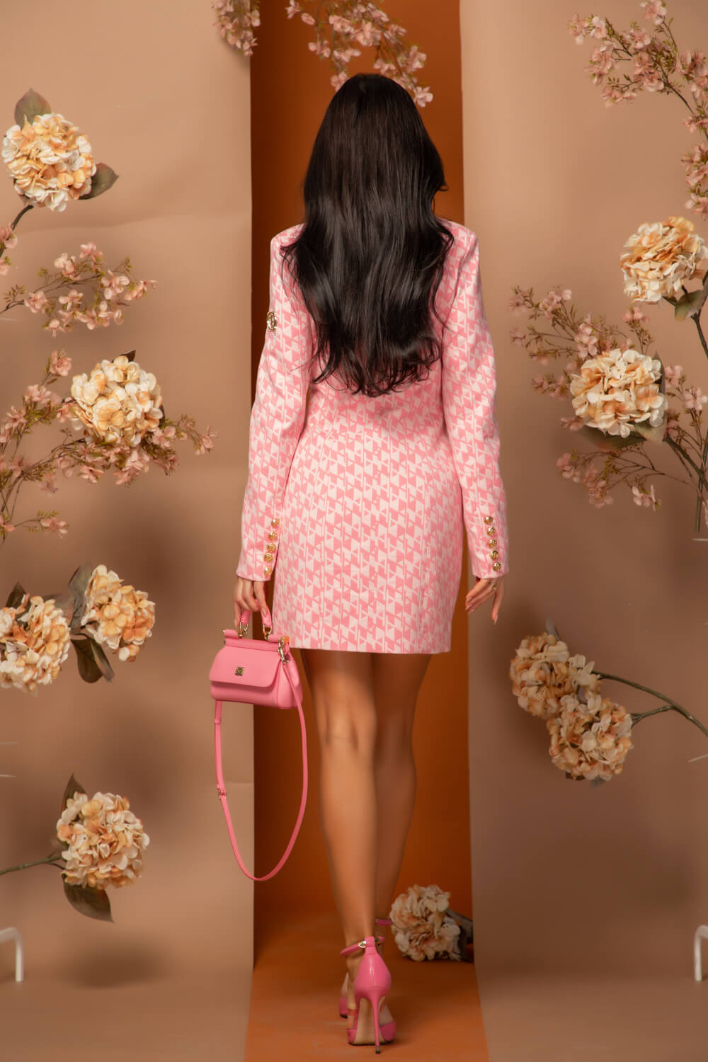 Dazzle Delight Блейзър-Рокля - Pink - Изображение 33