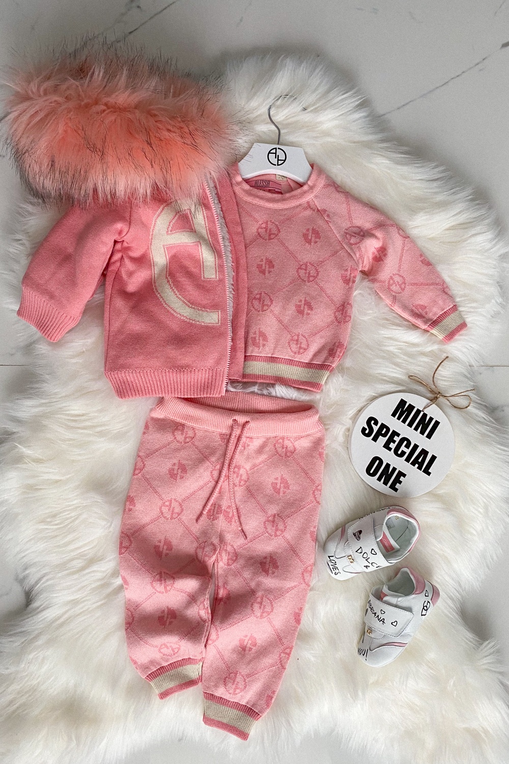 Alessa mini Religion Панталон от плетиво - pink - Изображение 12