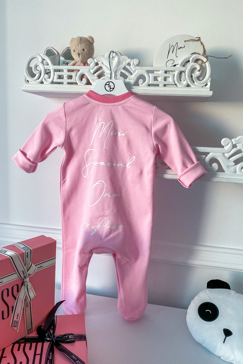 Alessa Mini Special One ромпър с копчета - pink - Изображение 6