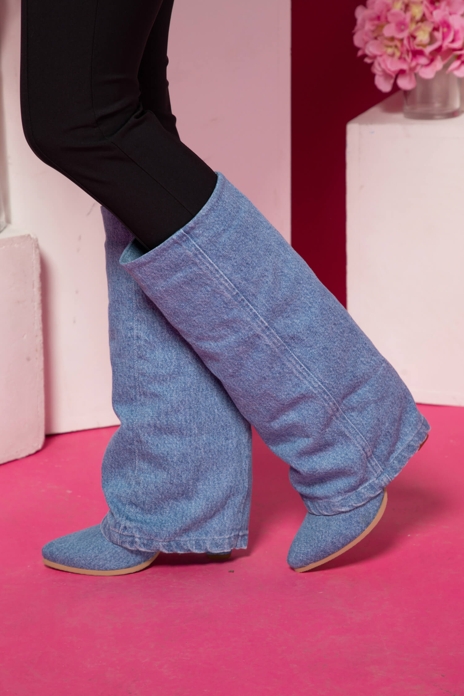 Strut Perfection Ботуши - Denim - Изображение 20