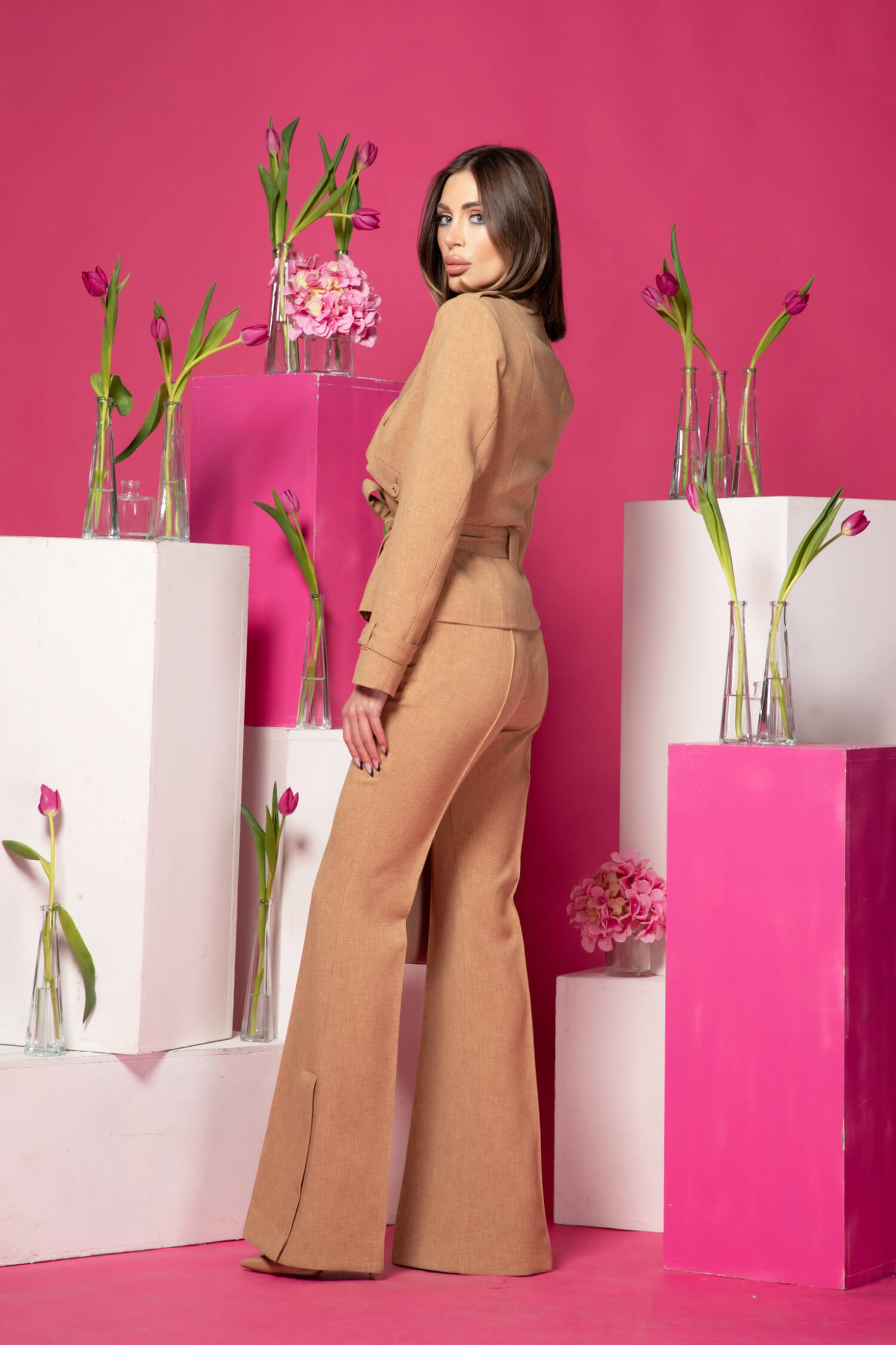 Whispered Elegance Панталон - Mocha - Изображение 15