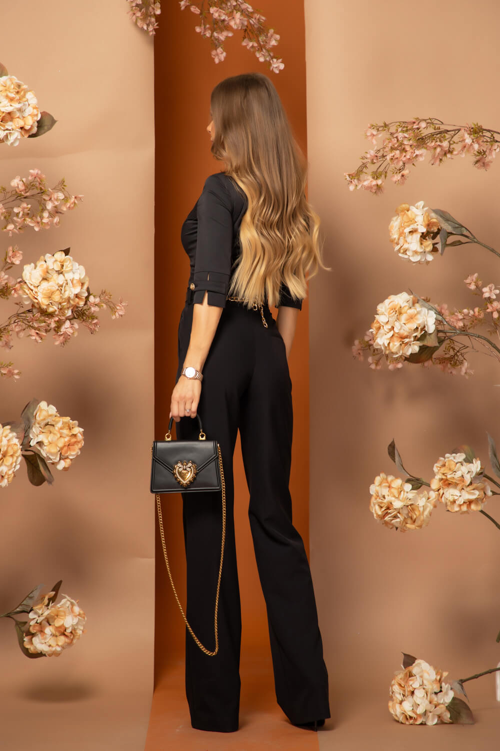 Sleek Silhouette Гащеризон - Black - Изображение 9