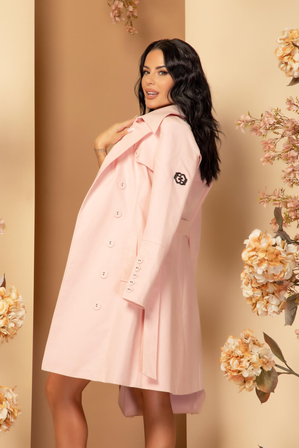 Celebrity Status Тренч - Pink - Изображение 44