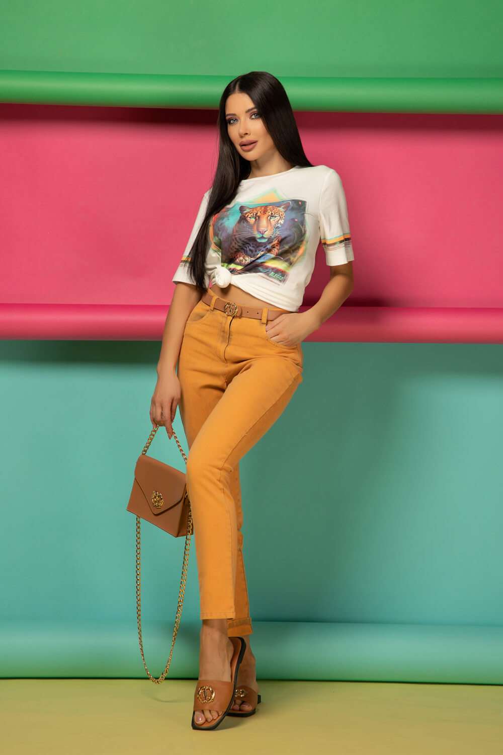 Style Revolution T-Shirt От Памук - Soft Beige - Изображение 16