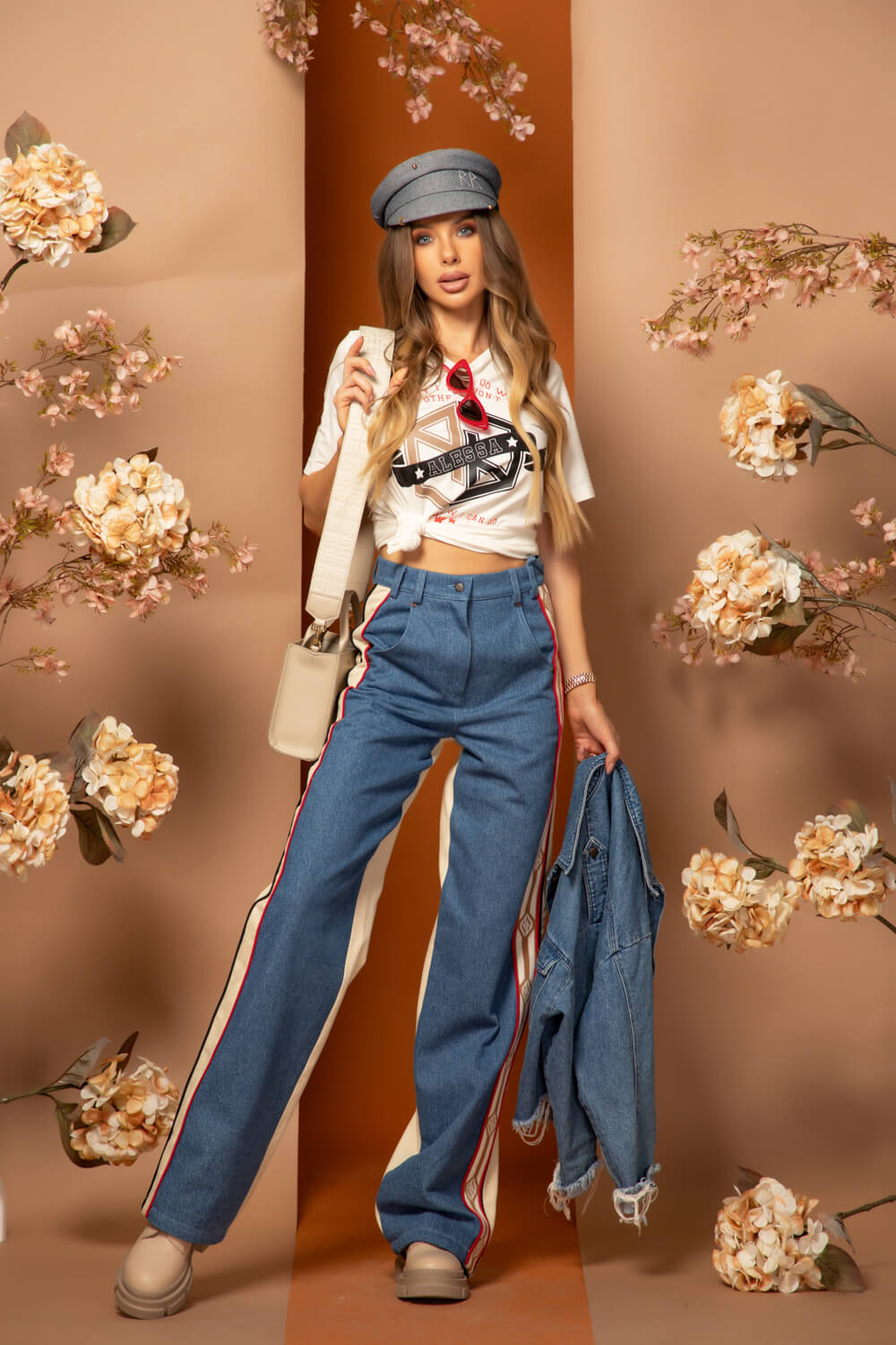 Sugar & Spice Дънки - Soft Beige - Изображение 12