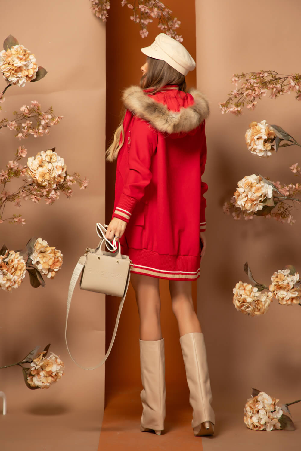 Luxury Classic Бомбър - Red - Изображение 31