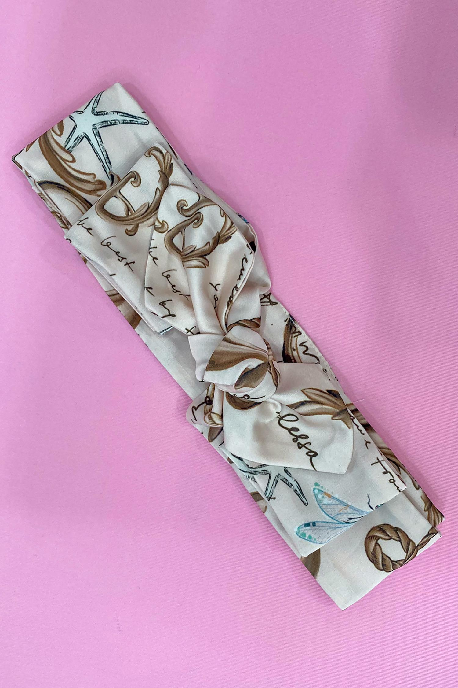 All I Want Is A Yacht Лента за коса - Beige - Изображение 4