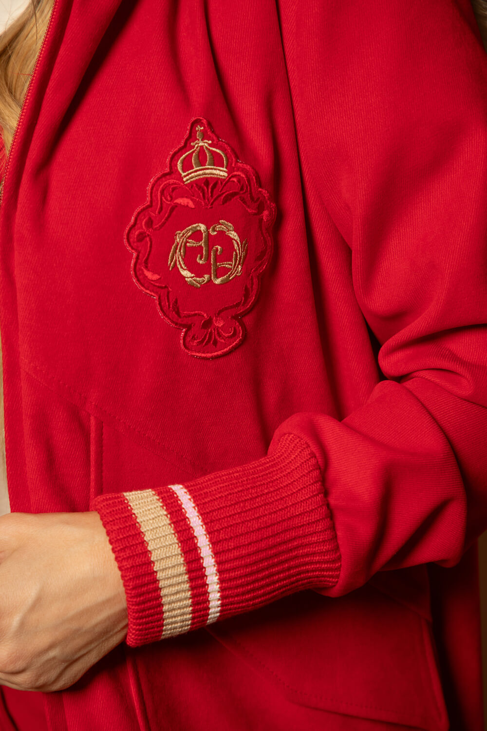 Luxury Classic Бомбър - Red - Изображение 19